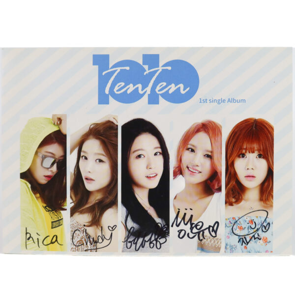 TenTen - Amomia 1st Single Album Signed Promo CD K-Pop 2015 10x10