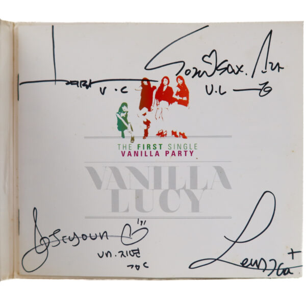 Vanilla Lucy - Vanilla Party 1st Single Album Signed CD K-Pop 2011