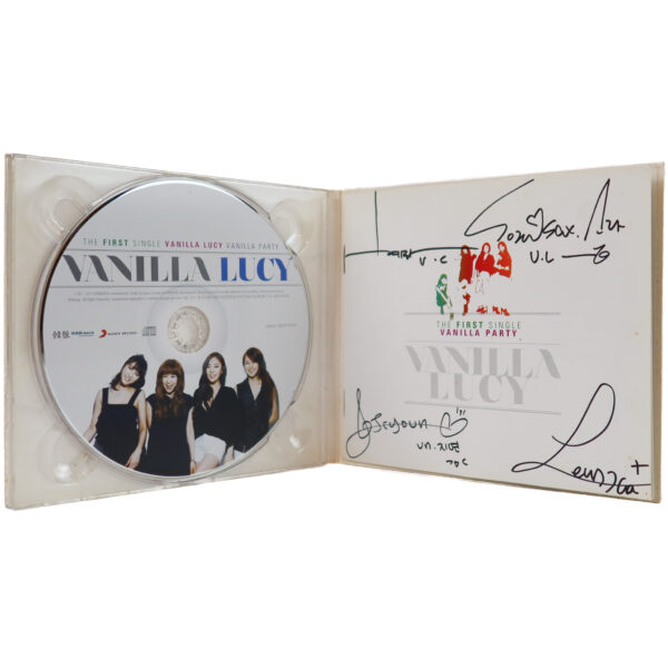 Vanilla Lucy - Vanilla Party 1st Single Album Signed CD K-Pop 2011