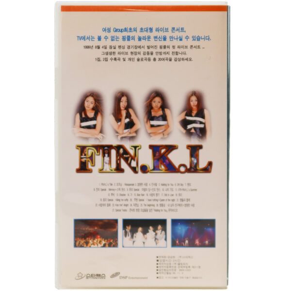 Fin.k.l First Live Concert 1999 VHS [NTSC] Video Tape