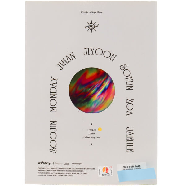 Weeekly - Play Game Awake [Real Self Ver.] 1st Single Album Signed Promo CD 2022
