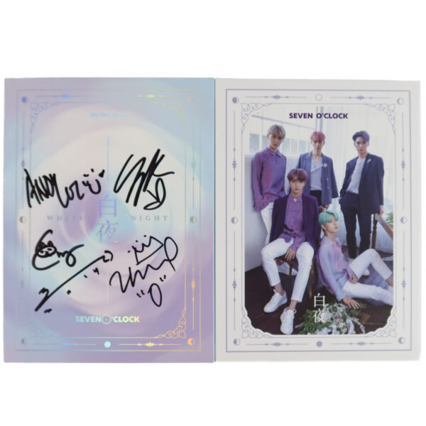 IMG_3934 Seven O'Clock - White Night 3rd Mini Album Signed Promo CD 2019