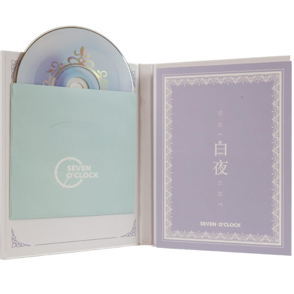 IMG_3937 Seven O'Clock - White Night 3rd Mini Album Signed Promo CD 2019