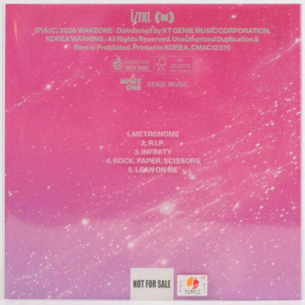 Izna - Set The Tempo [Photobook Ver.] 3rd Mini Album Signed Promo CD 2026