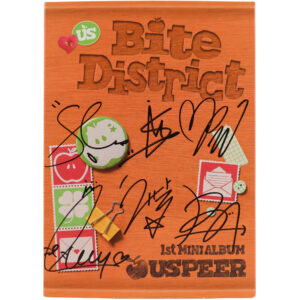 Uspeer - Bite District [Static Ver.] 1st Mini Album Signed CD Promo 2026