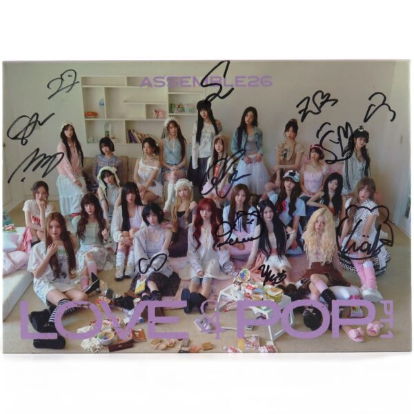 TripleS - Assemble26 LOVE&POP Pt. 1 [Blooming Flower Ver.] Album Signed Promo CD