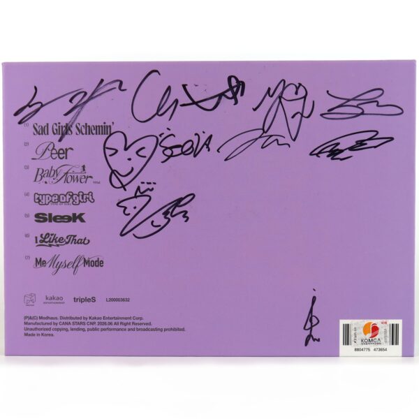 TripleS - Assemble26 LOVE&POP Pt. 1 [Blooming Flower Ver.] Album Signed Promo CD