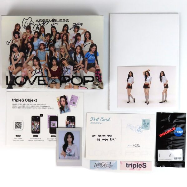 TripleS - Assemble26 LOVE&POP Pt. 1 [Wallflower Ver.] Album Signed Promo CD 2026