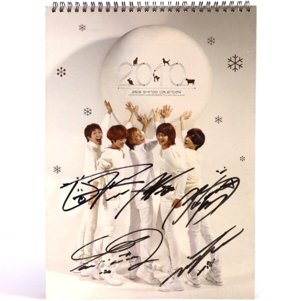 Shinee Signed 2010 Offical Calendar