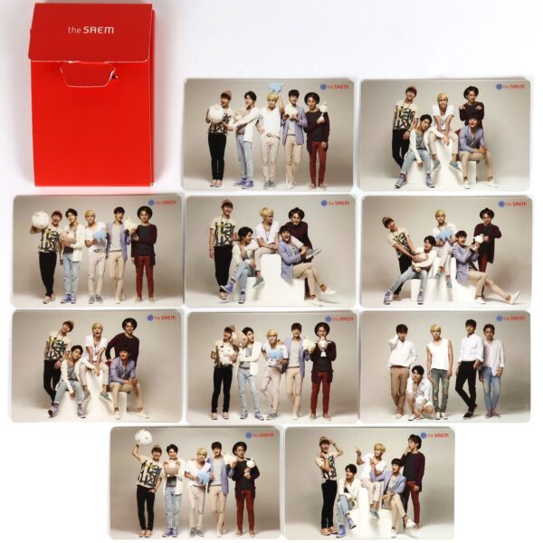 Shinee x The Saem Photocard Set Complete [10 Photocards]