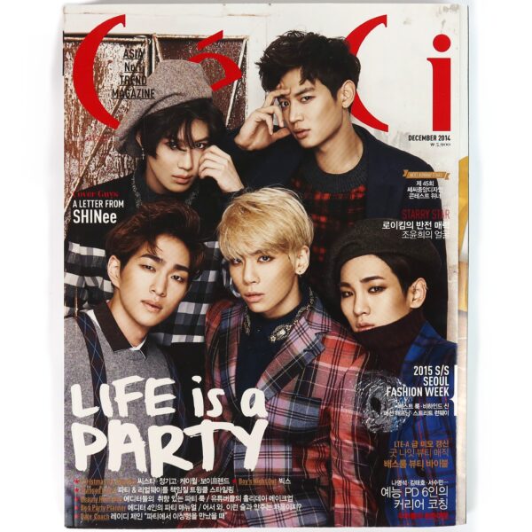 Shinee Cover Ceci Korea Magazine December 2014