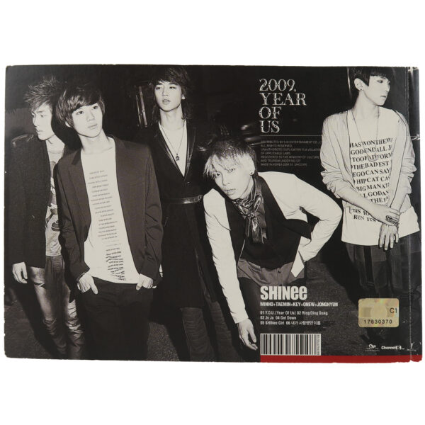 Shinee - 2009 Year Of Us The Third Mini Album CD