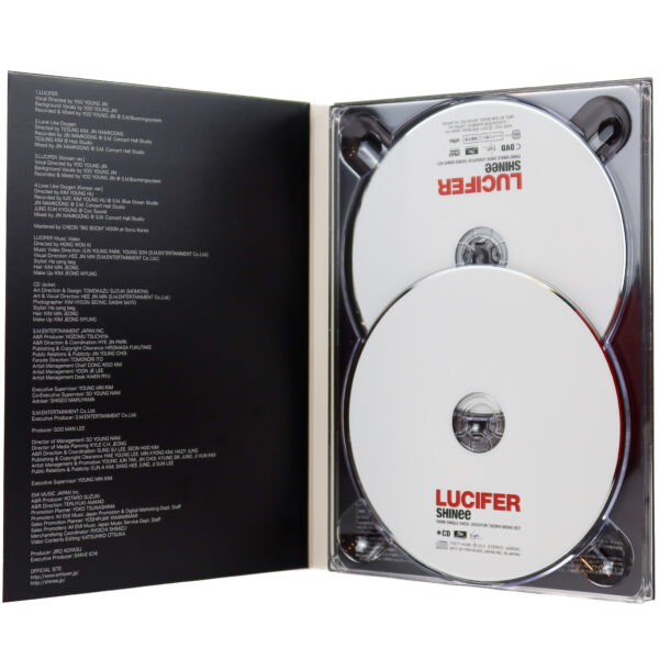 Shinee - Lucifer Japan Third Single Album CD + DVD + Playbutton 2011