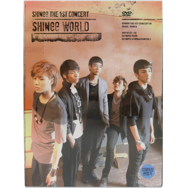Shinee - The 1st Concert Shinee World Album DVD Sealed 2012