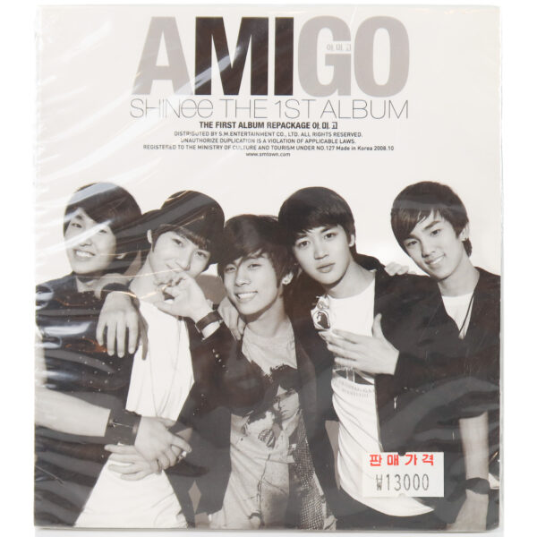 Shinee - Amigo The First Album Repackage CD Sealed 2008