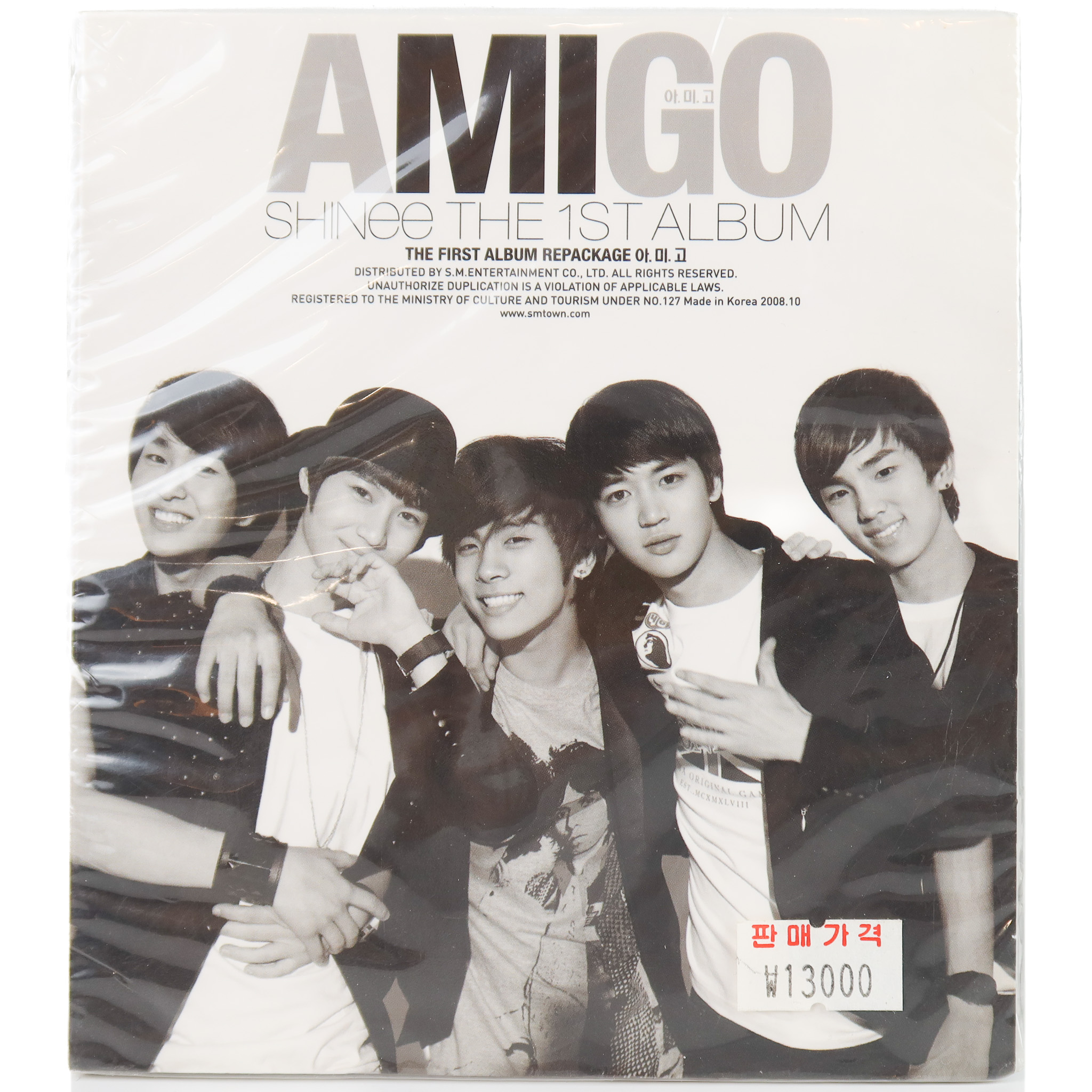 【未開封】SHINee AMIGO 1st Album Repakage Shinee - Amigo The First Album Repackage CD Sealed 2008 - Korea Disco