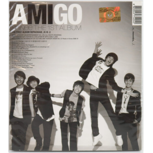 Shinee - Amigo The First Album Repackage CD Sealed 2008