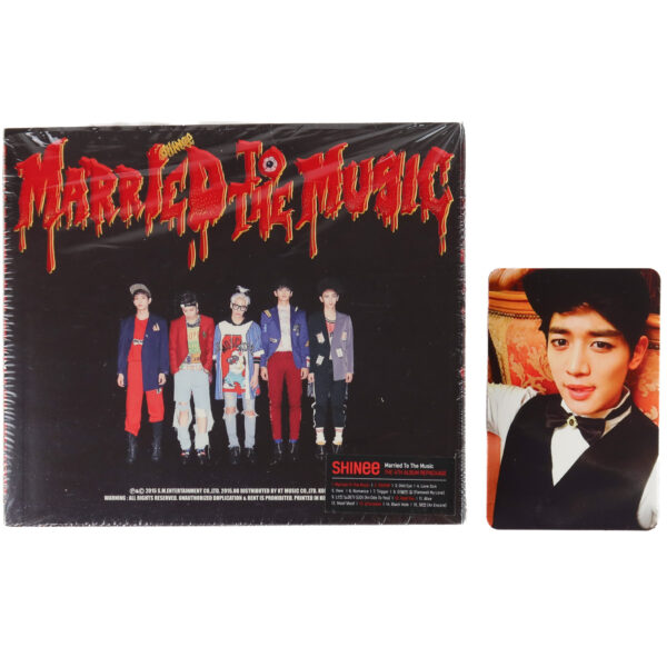 Shinee - Married To The Music 4th Album Repackage CD Minho Photocard 2015