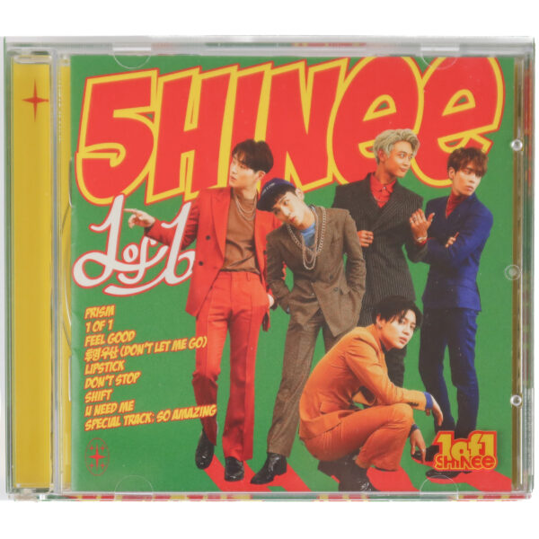 Shinee - 1 of 1 [Yellow Ver.] 5th Album CD + Taemin Cap Sheet 2016
