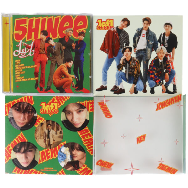 Shinee - 1 of 1 [Yellow Ver.] 5th Album CD + Taemin Cap Sheet 2016