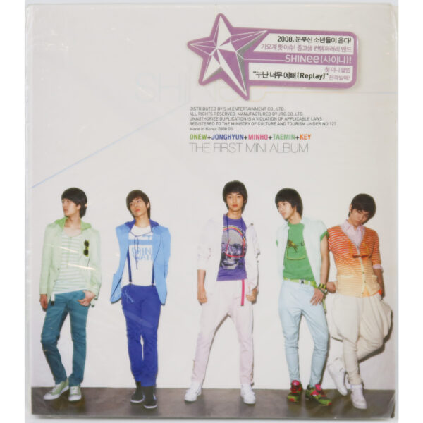 IMG_4509 Shinee - Replay The First Mini Album CD 2008 1st