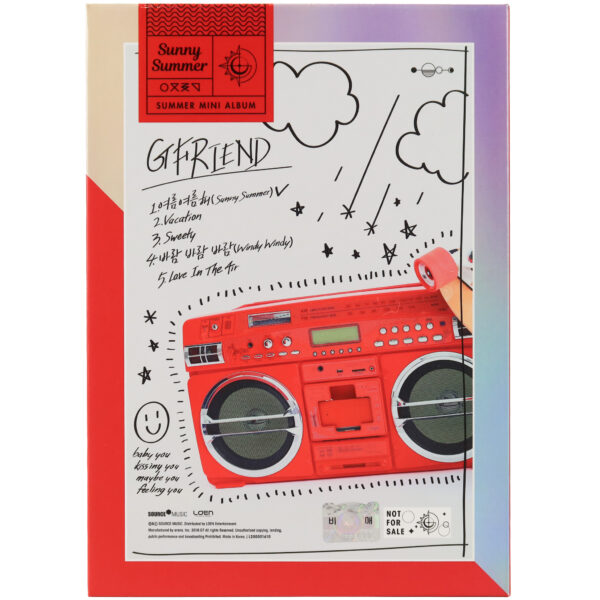 GFriend - Sunny Summer [Sunny Ver.] Mini Album Signed CD Promo 2018