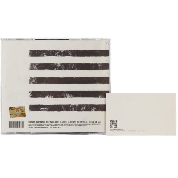 Bigbang - Made Series M Mini Album CD + Taeyang Photocard 2015