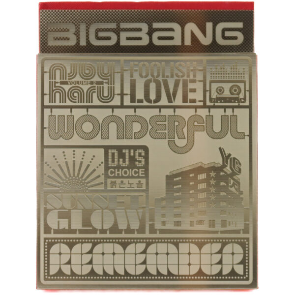 Bigbang - Remember 2nd Album CD + Papers + Stickers 2008 [Mnet]