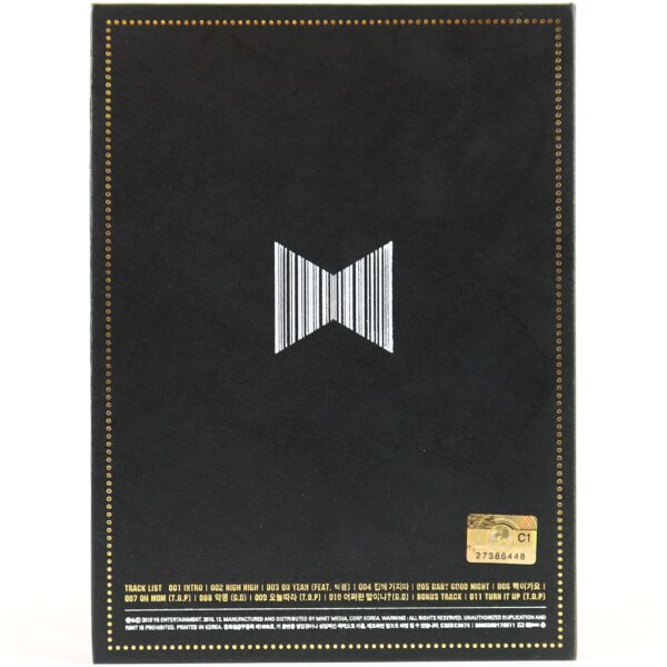 GD & TOP [Blue Bunny Ver.] First Album CD + Card G-Dragon Bigbang High