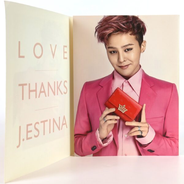 G-Dragon x J.Estina Bags Promo Brochure Leaflet Bigbang