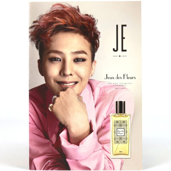 IMG_4694 G-Dragon x Jeux Des Fleurs Je Parfums Promo Brochure Bigbang 2014