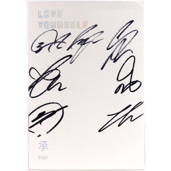 BTS - Love Yourself : Her 5th Mini Album Signed Promo CD 2017