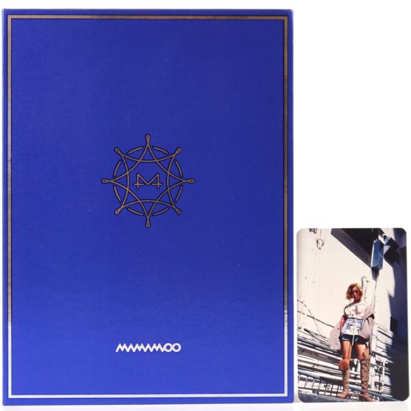Mamamoo - Blue;s 8th Mini Album CD Wheein Photocard 2018