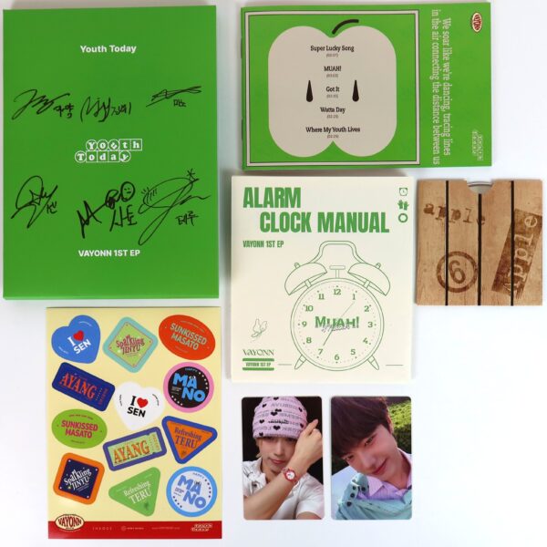 IMG_4887 Vayonn - Youth Today 1st Mini Album Signed Promo CD 2026