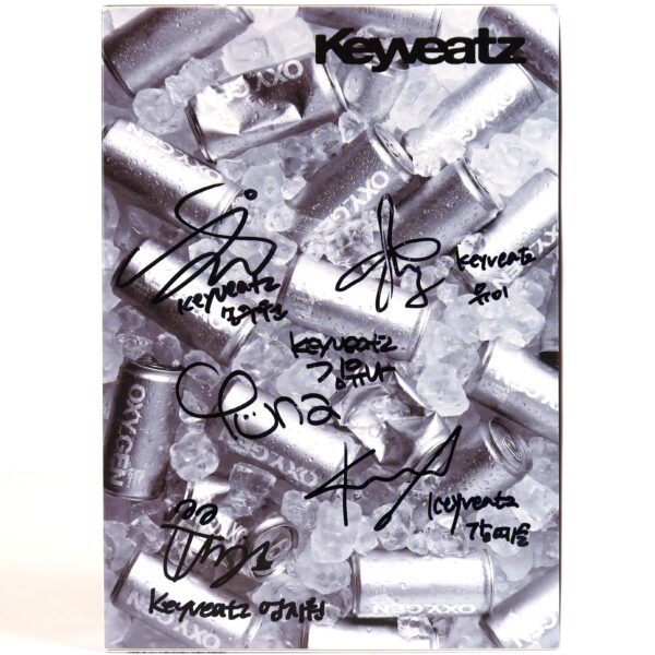 Keyveatz - Oxy_gen 1st Mini Album Signed Promo CD + Bag + Pin 2026