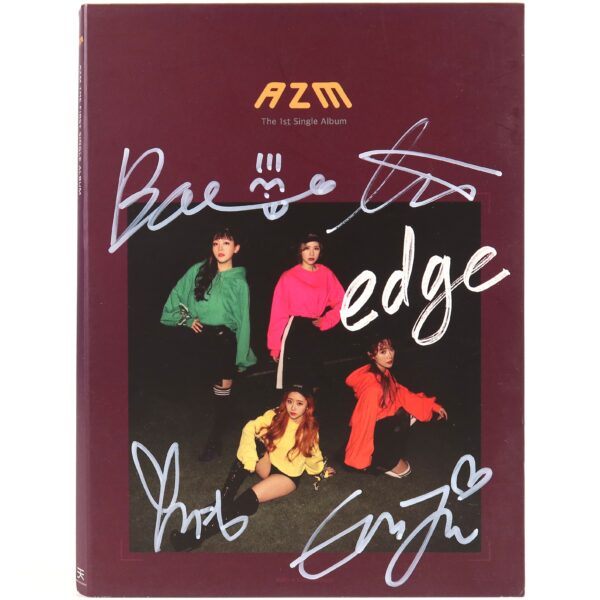 IMG_4919 AZM - Edge 1st Single Album Signed Promo CD 2018 K-Pop
