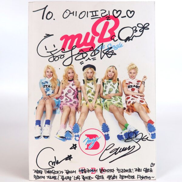 MyB - My Oh My 1st Single Album Signed To April Promo CD 2015