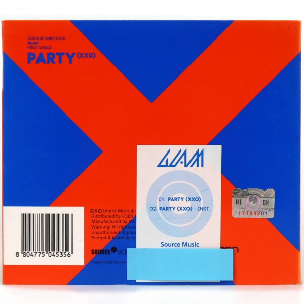 IMG_4972 GLAM - Party (XXO) 1st Single Album Promo CD 2012