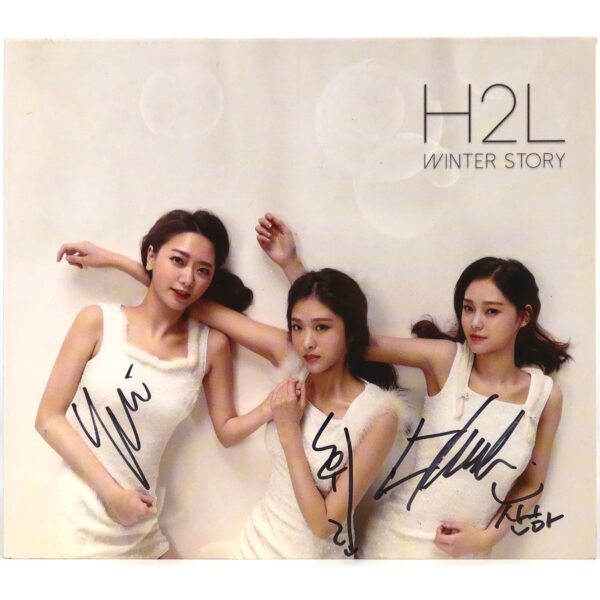 H2L - Winter Story Single Album Signed Promo CD 2017 SUS4