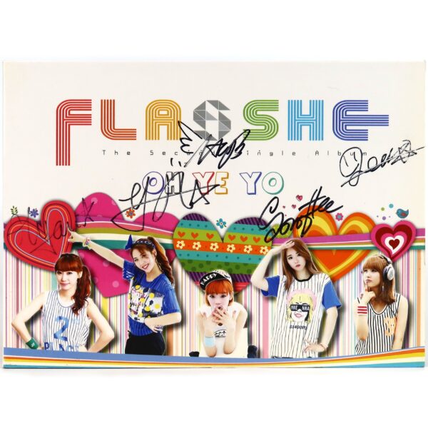 Flashe - Oh Ye Yo 2nd Single Album Signed Promo CD 2015 [water damage]