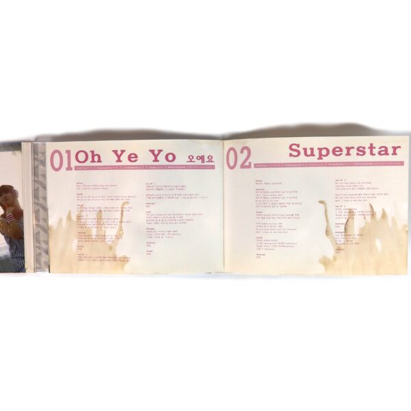 Flashe - Oh Ye Yo 2nd Single Album Signed Promo CD 2015 [water damage]