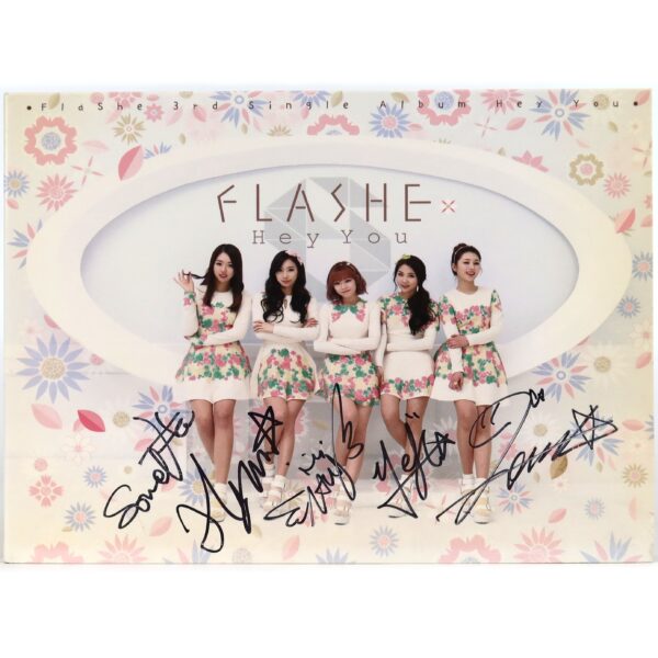Flashe - Hey You 3rd Single Album Signed Promo CD 2014