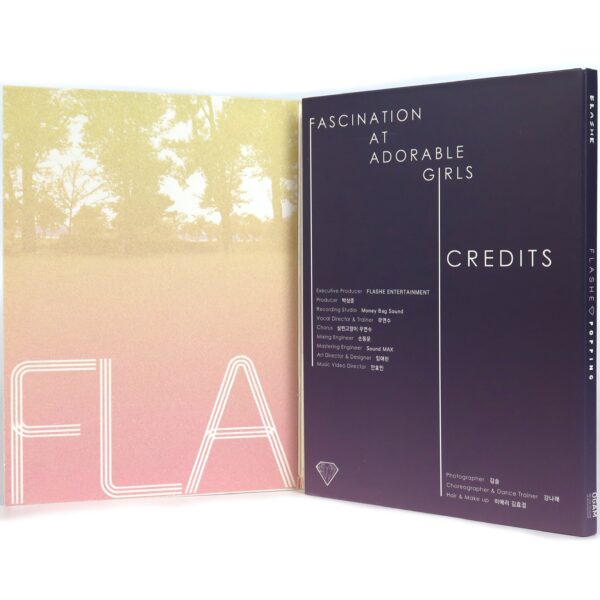 Flashe - Popping Single Season Album Signed Promo CD 2017