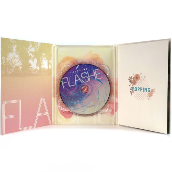 Flashe - Popping Single Season Album Signed Promo CD 2017
