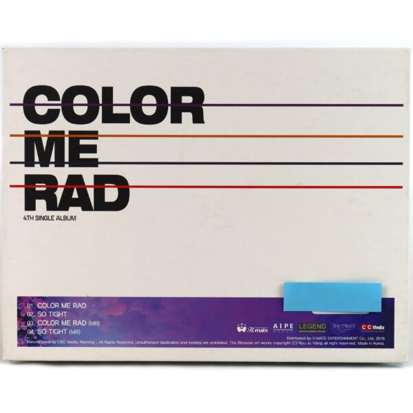 D.Holic - Color Me Rad 4th Single Album Signed Promo CD 2016
