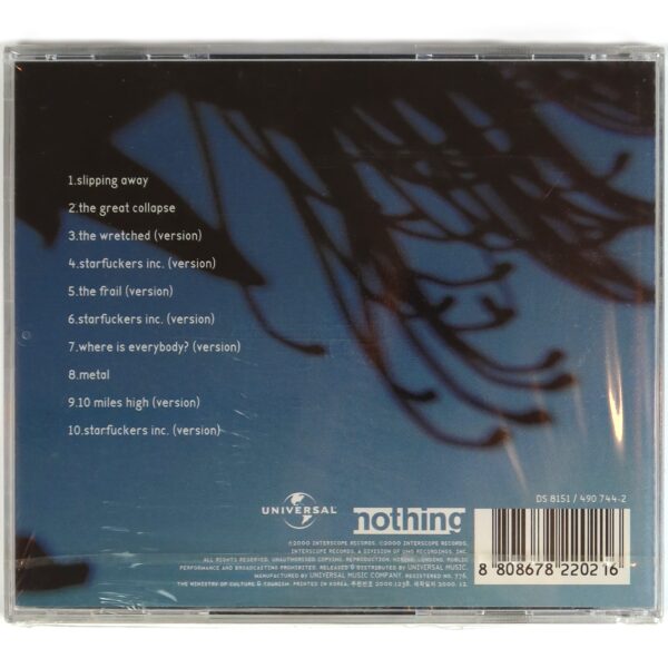 IMG_5100 Nine Inch Nails - Things Falling Apart Korean Sealed CD Album Korea
