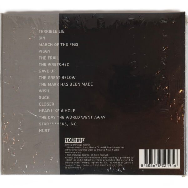 IMG_5109 Nine Inch Nails - And All That Could Have Been (Live) Album Korean CD Korea
