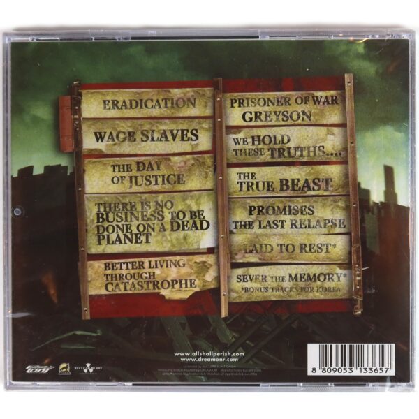 IMG_5133 All Shall Perish - The Price Of Existence Korean Album Sealed CD Korea