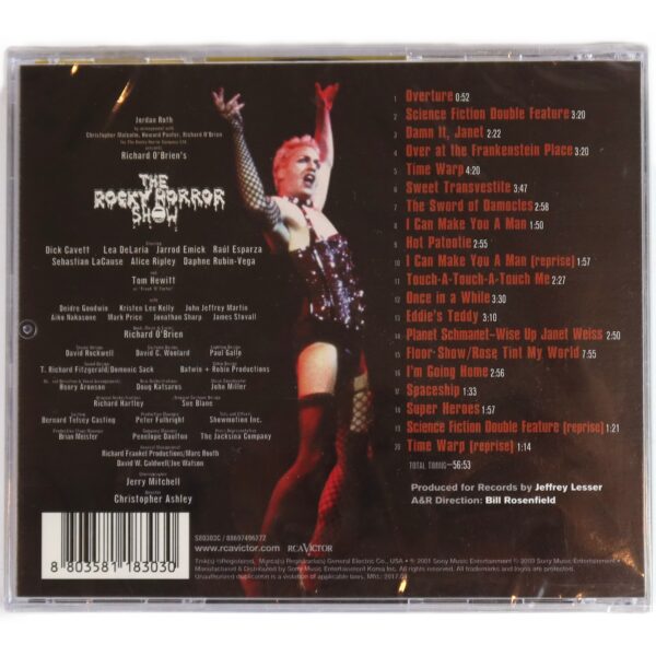 The Rocky Horror Show New Broadway Cast Recording Korean Sealed CD Album Korea