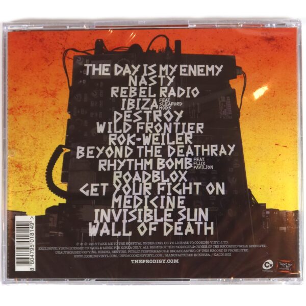 The Prodigy – The Day Is My Enemy Album Korean CD Sealed